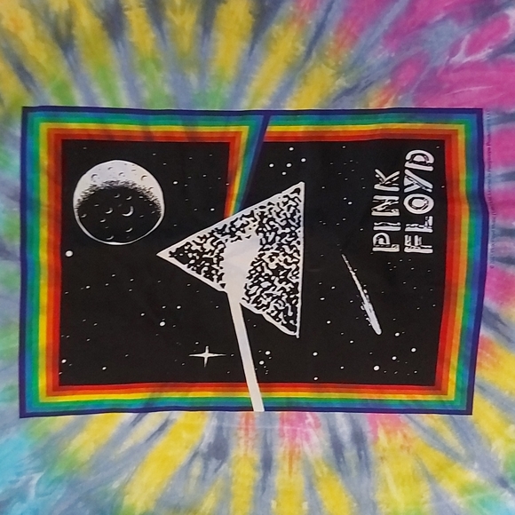 2021 Pink Floyd Tie-Dye T-Shirt Size Medium Unisex - Picture 4 of 7